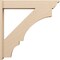 Ekena Millwork 7 1/2-in W x 42-in D x 42-in H Balboa Trad Rough Cedar Woodgrain TimberThane Outlooker, Primed Tan OUTUR075X42X42BOA04RCPR - alternate 2